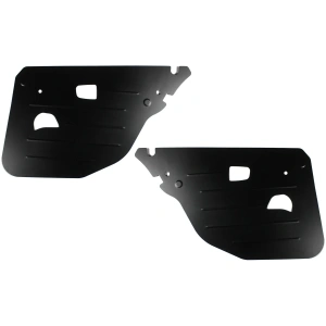 Sedan deurpanelen achter voor BMW E36, set van twee zwarte aluminium panelen