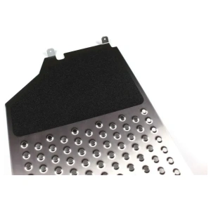 E36 vloerpanelen RVS met grip tape, set voor bestuurder en bijrijder