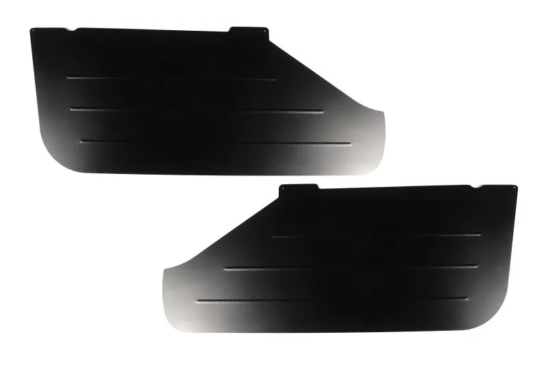 BMW E46 Coupé 3/4 Door Panels 5 E46 coupe half door panels in black powder-coated aluminium, set of two