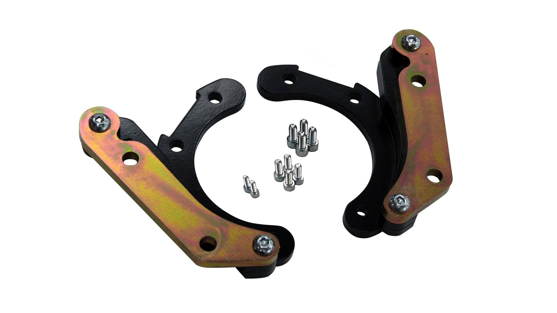 BMW E46 Supports Doubles d'Étriers Modèle à Visser pour Frein à Main Hydraulique 7 Supports double étrier E46 pour la gauche et la droite avec les vis fournies