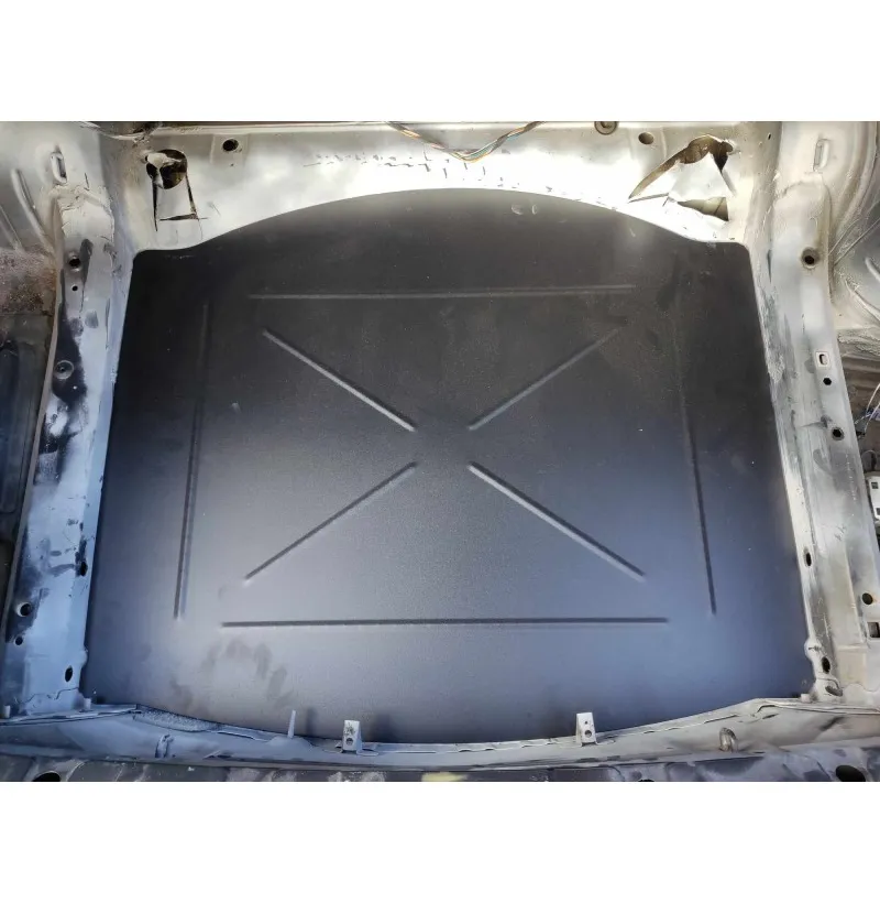 BMW E46 Spare Wheel Well Delete 4 Reservewielbak delete BMW E46, extra foto