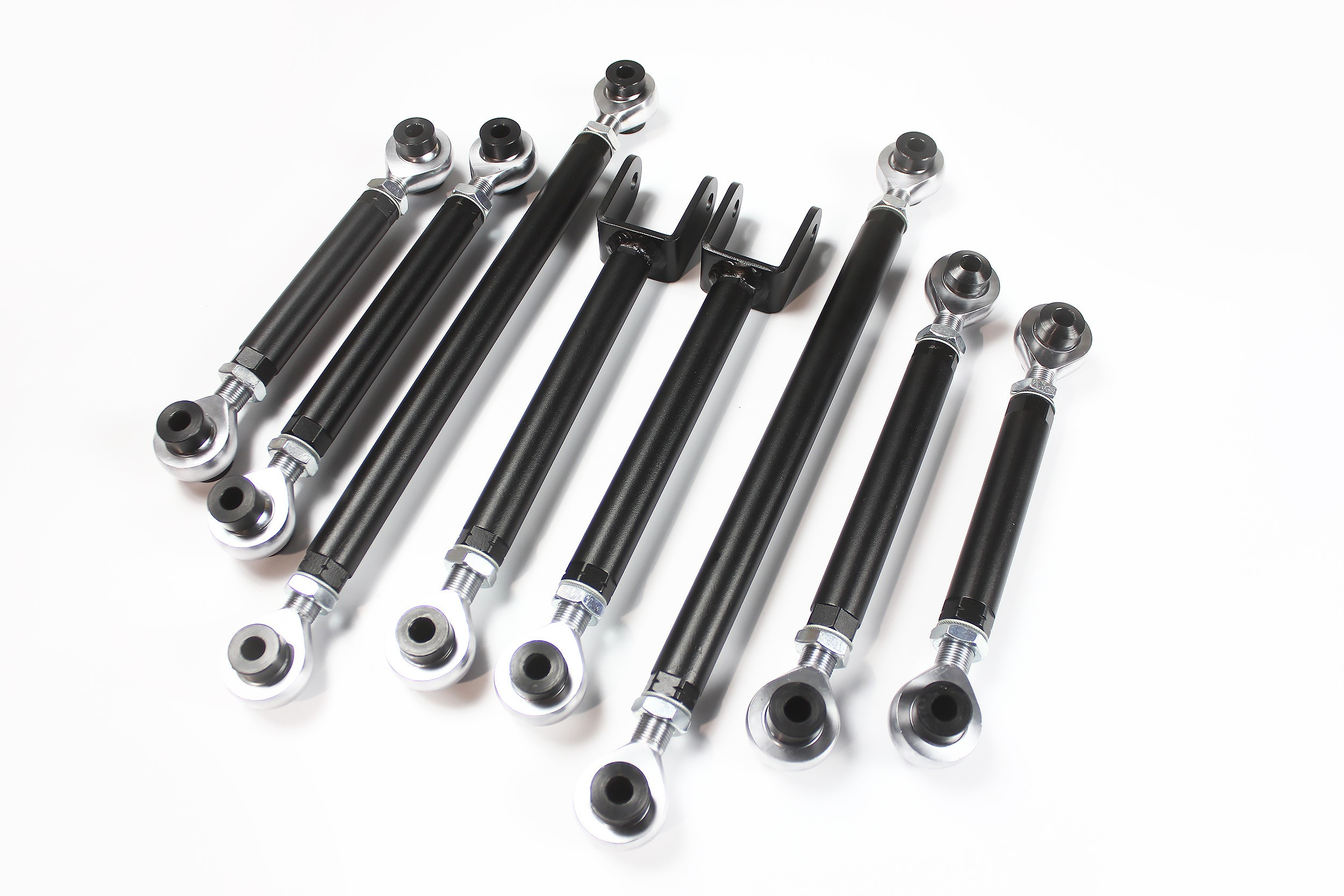 BMW F30 F31 F32 F22 Adjustable Camber Arms, Set of 8 4 BMW F30 camber arms, set of 8 adjustable control arms for the rear axle