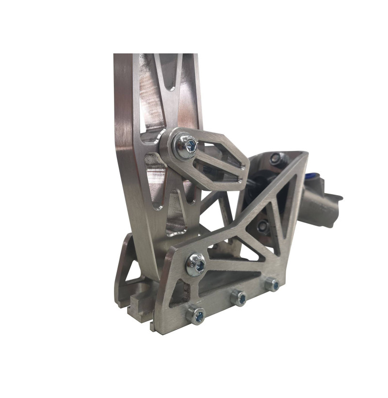 OBP Drift Hydraulische Handbremse aus Aluminium 5 Gelagerter Drehpunkt und Aluminiumfuß der OBP Drift-Handbremse