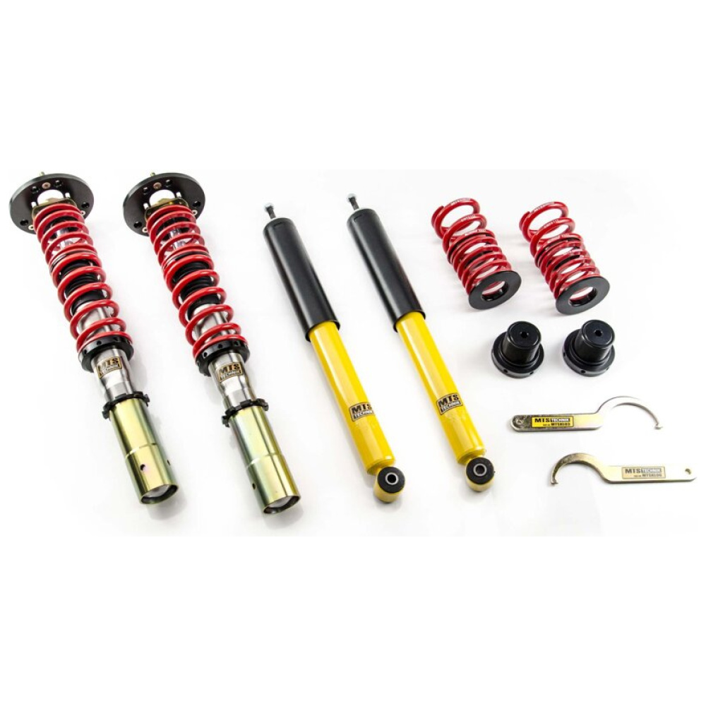 MTS Stance E30 Inox schroefset BMW met RVS-dempers en Eibach-veren