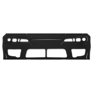 Nissan S15 sleutelhanger: zwart sleutelrek met het front van de Silvia S15