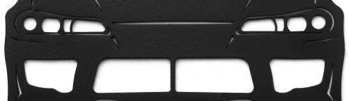 Nissan Silvia S15 Drift Key Holder for the Wall 5 Detail of the Nissan S15 key holder with sharp headlights and bumper