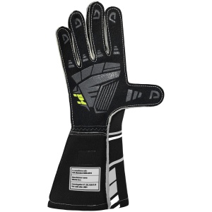 P1 Speed FIA handschoenen in zwart, wit en zilver