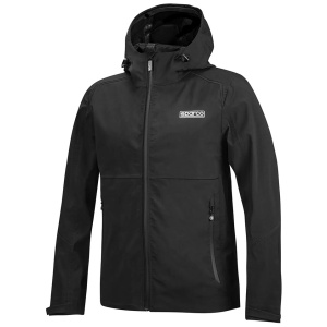Sparco 3-in-1 jas waterdicht met capuchon en uitneembare bodywarmer