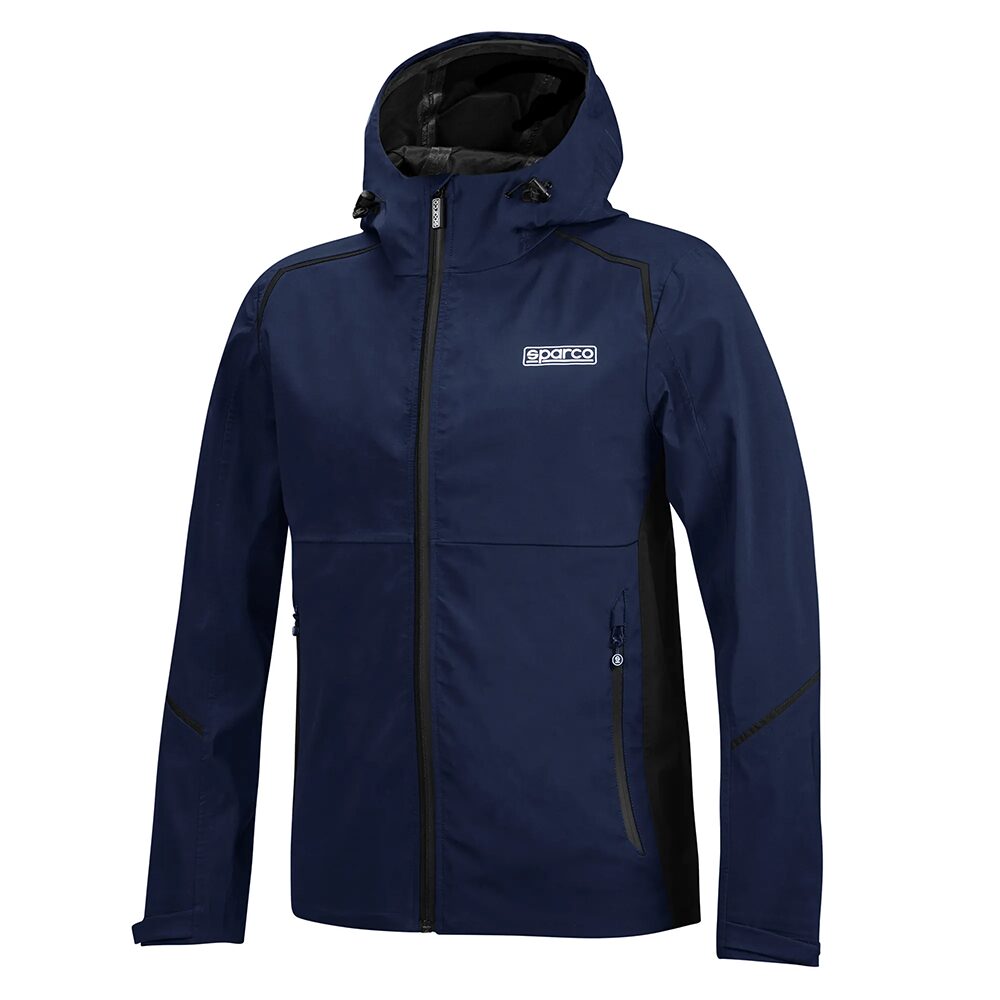Sparco 3-in-1 jacket 2 Waterdichte jas van Sparco in donkerblauw met zwart