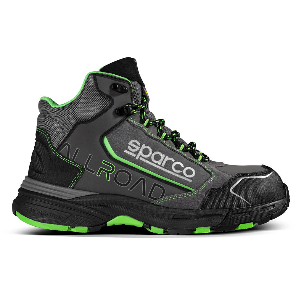 Sparco Allroad High veiligheidsschoen S3 2 Halfhoge Sparco Allroad High S3 in grijs met groen