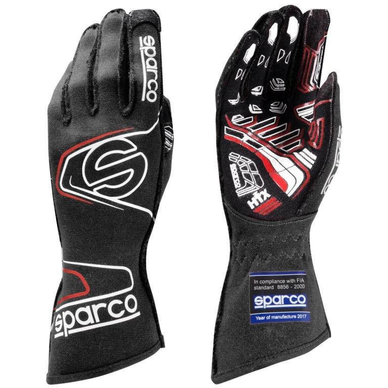 Sparco Arrow EVO RG-7 FIA race handschoenen in zwart met rood