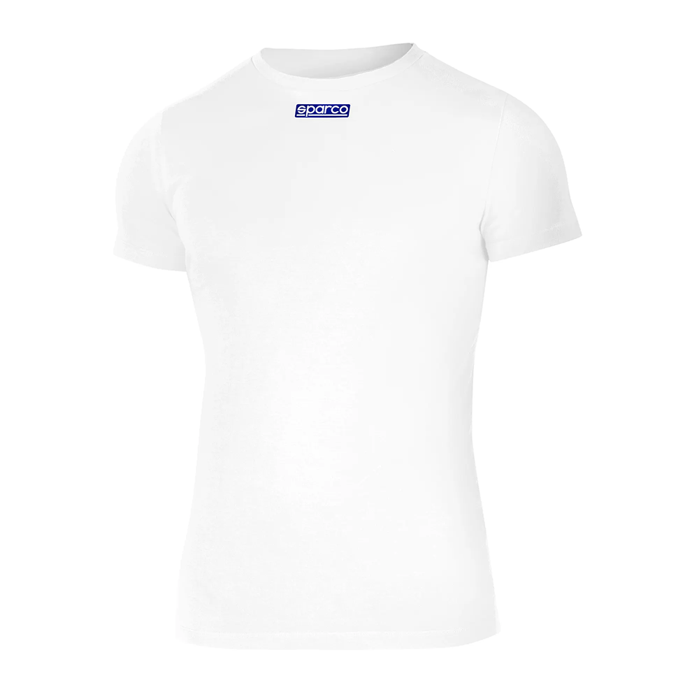 Sparco B-Rookie ondershirt korte mouw 3 Sparco B-Rookie katoenen ondershirt in wit