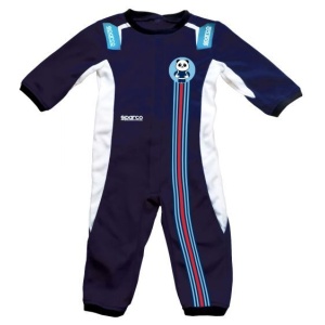 Sparco baby slaappakje in de stijl van een racepak