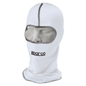 Sparco Basic balaclava in wit, open gezicht