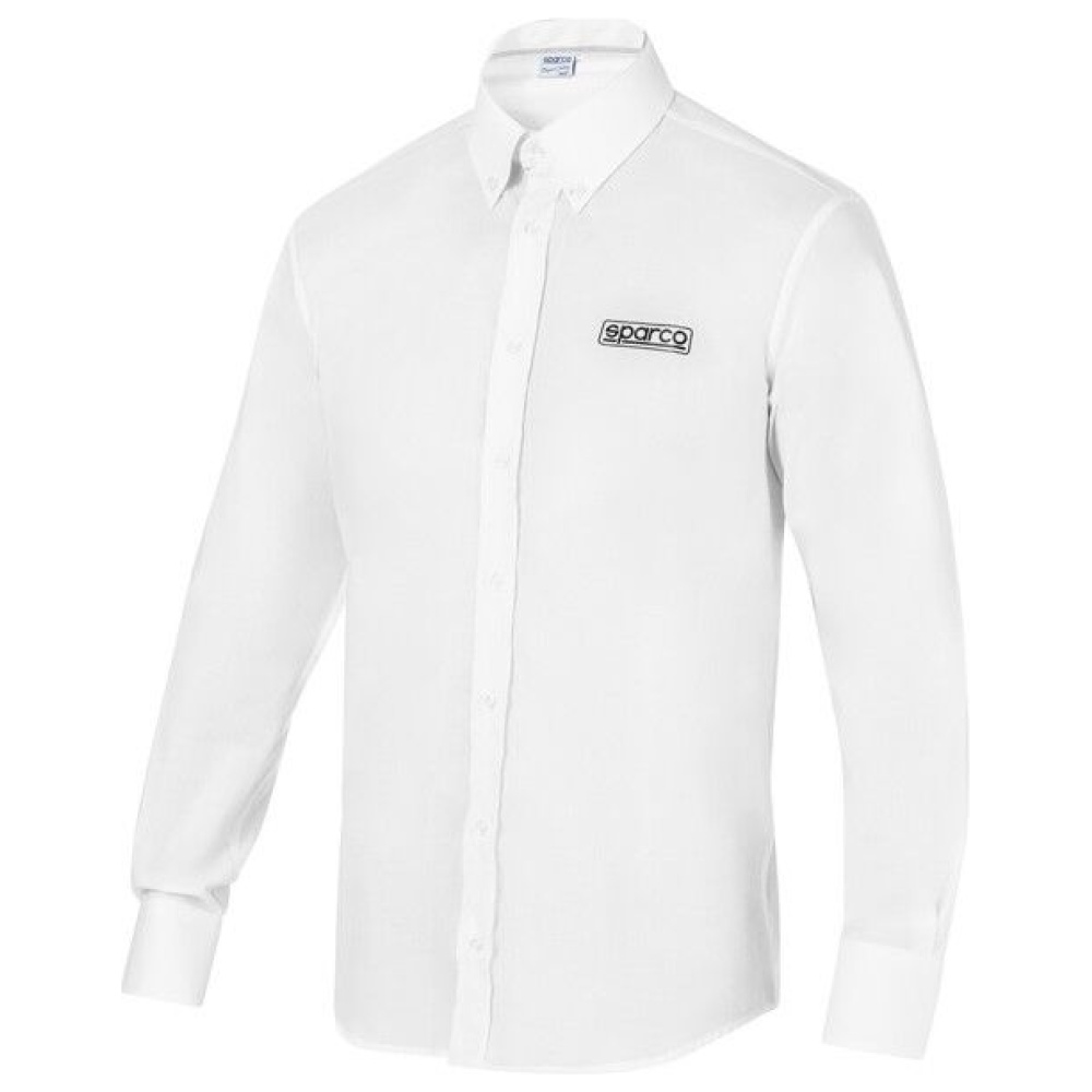 Wit Sparco button-down overhemd voor heren