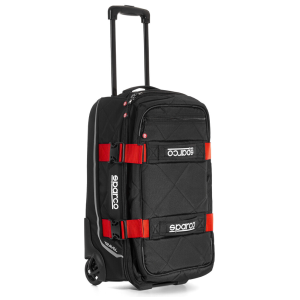 Sparco Cabin Size trolley in zwart met rood