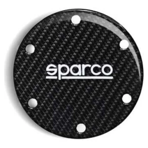 Sparco carbon claxonafdekking glans voor het midden van het stuur