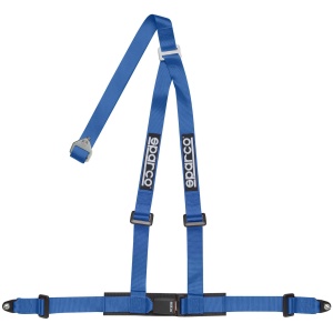 Sparco Club H-3 clubsport gordel 3-punts in zwart