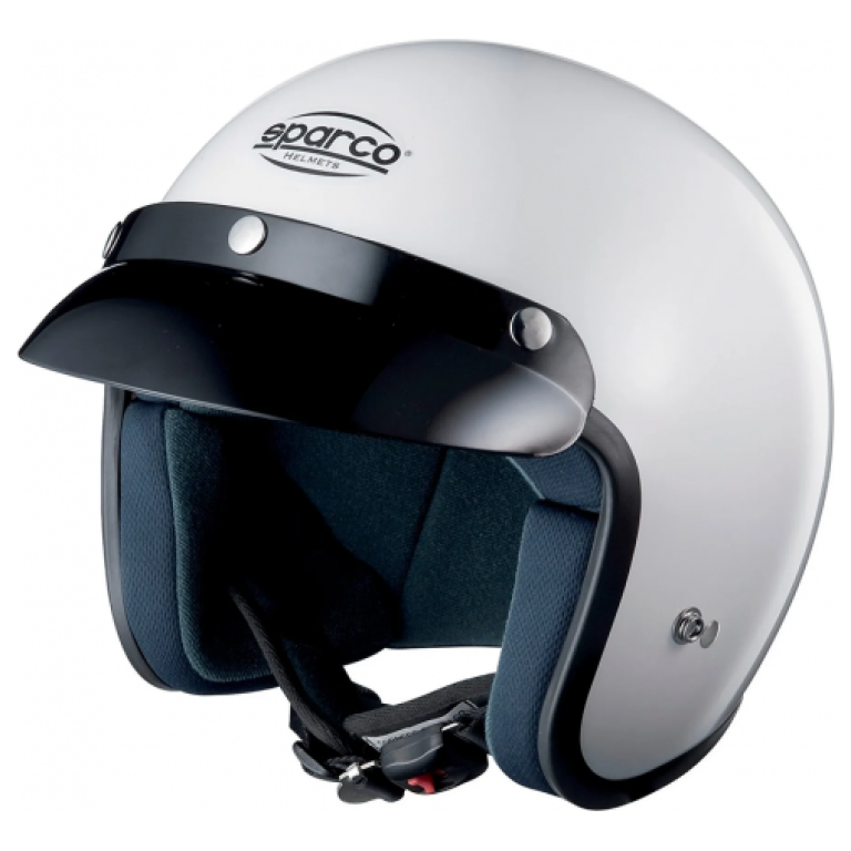 Club J-1 trackday helm wit van Sparco, open face helm