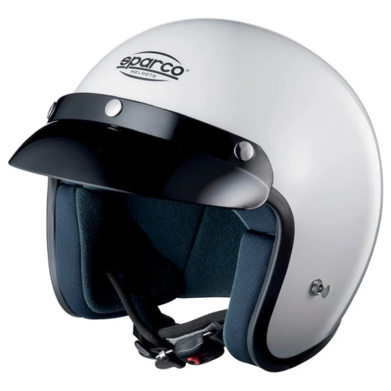 Club J-1 trackday helm wit van Sparco, open face helm
