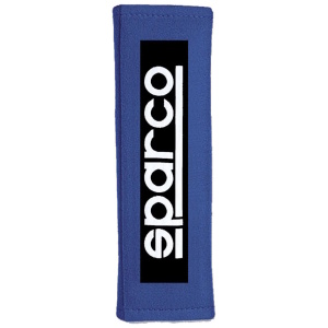 Sparco Clubman schouderpads 3 inch in rood met klittenband