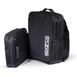 Sparco Co-Driver Plus tas als zwarte rugzak voor rallynavigators