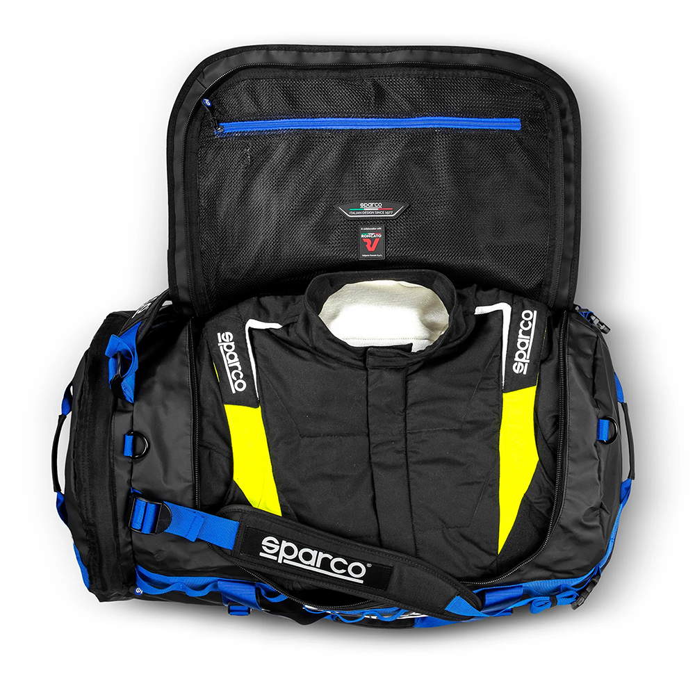 Sac de voyage Sparco Dakar large 4 Gevoerde schouderbanden van de Dakar reistas om als rugzak te dragen
