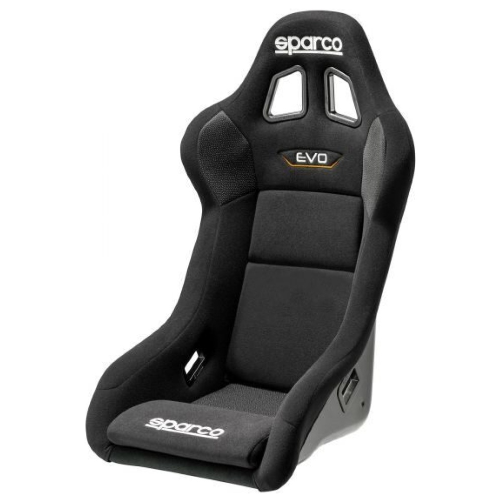 Sparco Evo QRT gaming stoel van glasvezel in zwart