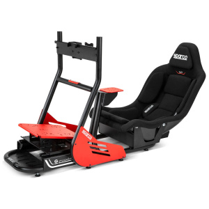Evolve GP Pro sim rig van Sparco met GP-stoel in zwart