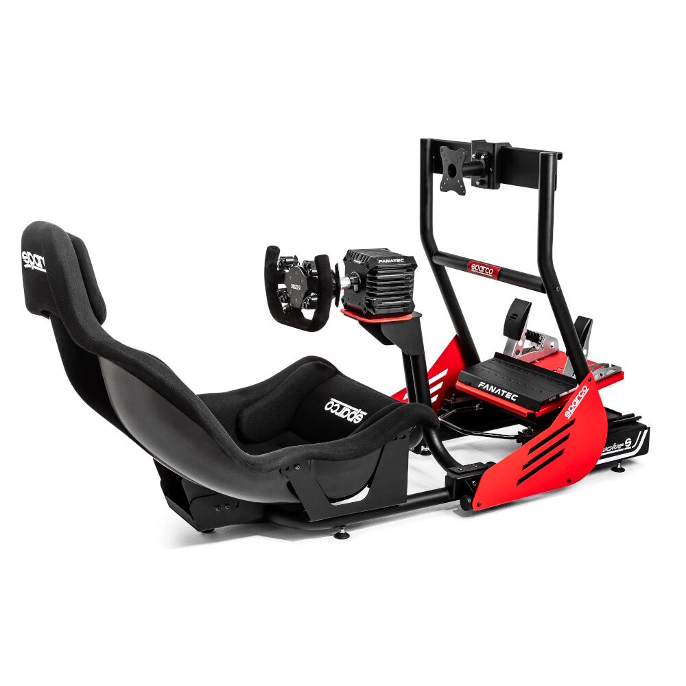 Sparco Evolve GP Rig I racing simulator 1 GP Rig I sim rig van Sparco met eenzitter-cockpit en P310 stuur