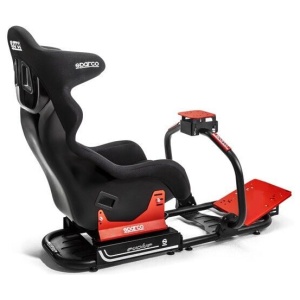 Sparco Evolve GT-R Pro sim rig met Circuit II gaming stoel