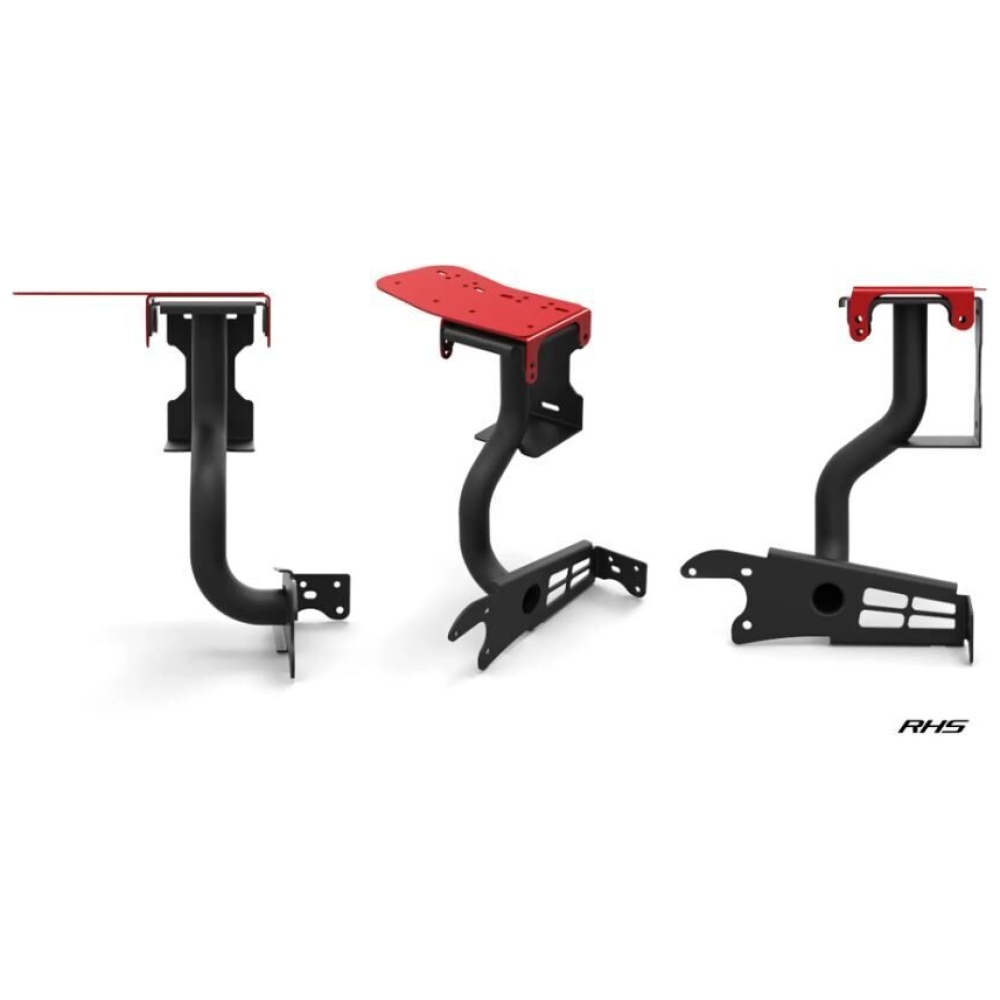 Sparco Evolve RHS steun voor shifter en handrem in zwart en rood