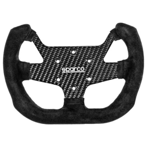 Sparco F-10C 6-bouts carbon stuur van 270 mm met suède grip