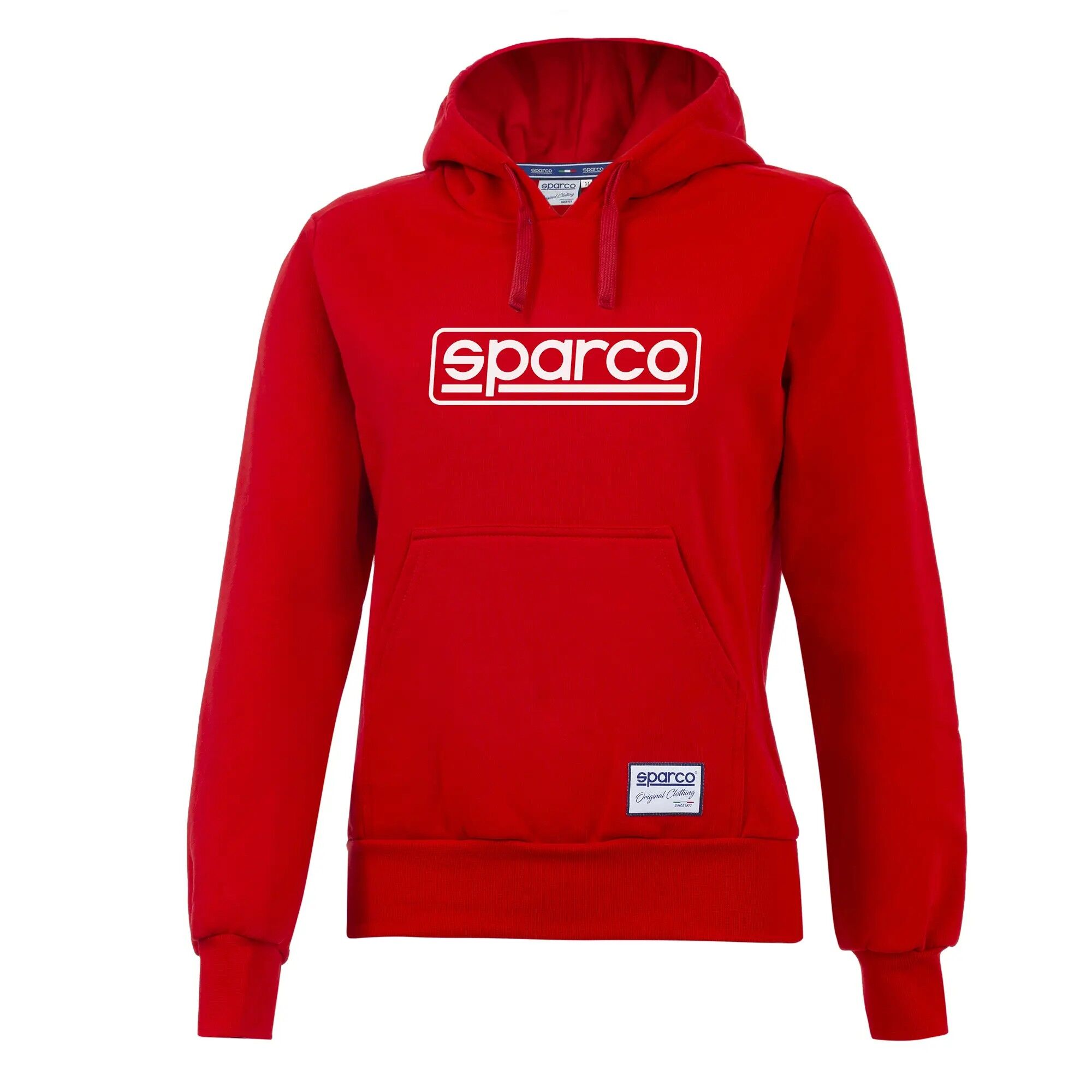 Sweat à capuche femme Sparco Frame 1 Sparco Frame hoodie dames in rood met capuchon