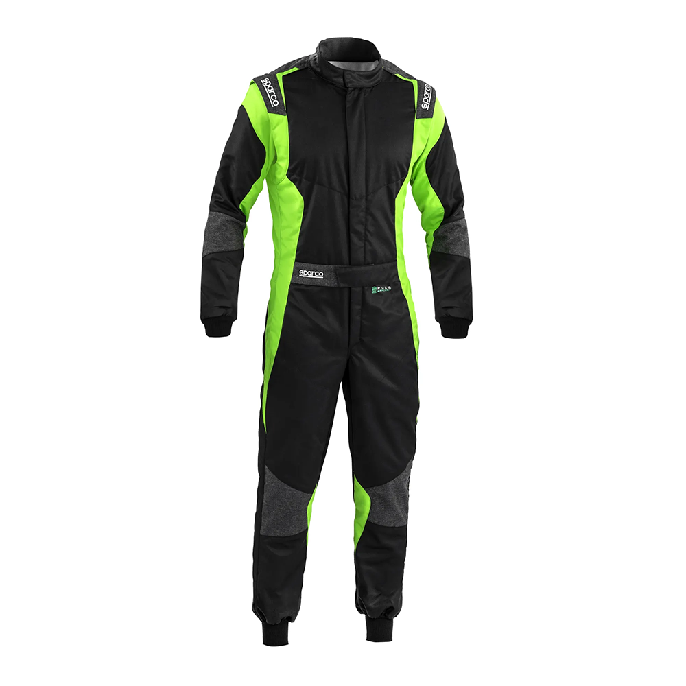 Sparco Futura FIA racing suit 1 Sparco Futura race overall in zwart met groen