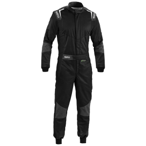 Sparco Futura race overall in zwart met groen