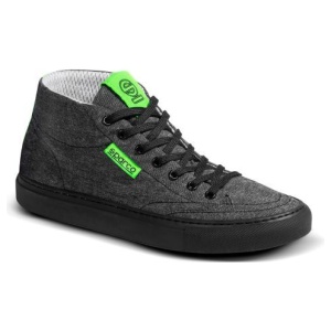 Sparco Futura raceschoenen in grijs met fluo groen, gemaakt met gerecyclede materialen