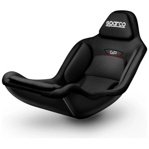 Sparco GP sim racing stoel in zwart, F1-zitpositie