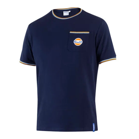 Sparco Gulf Pocket T-shirt 1 Sparco Gulf Pocket T-shirt in marineblauw met borstzak