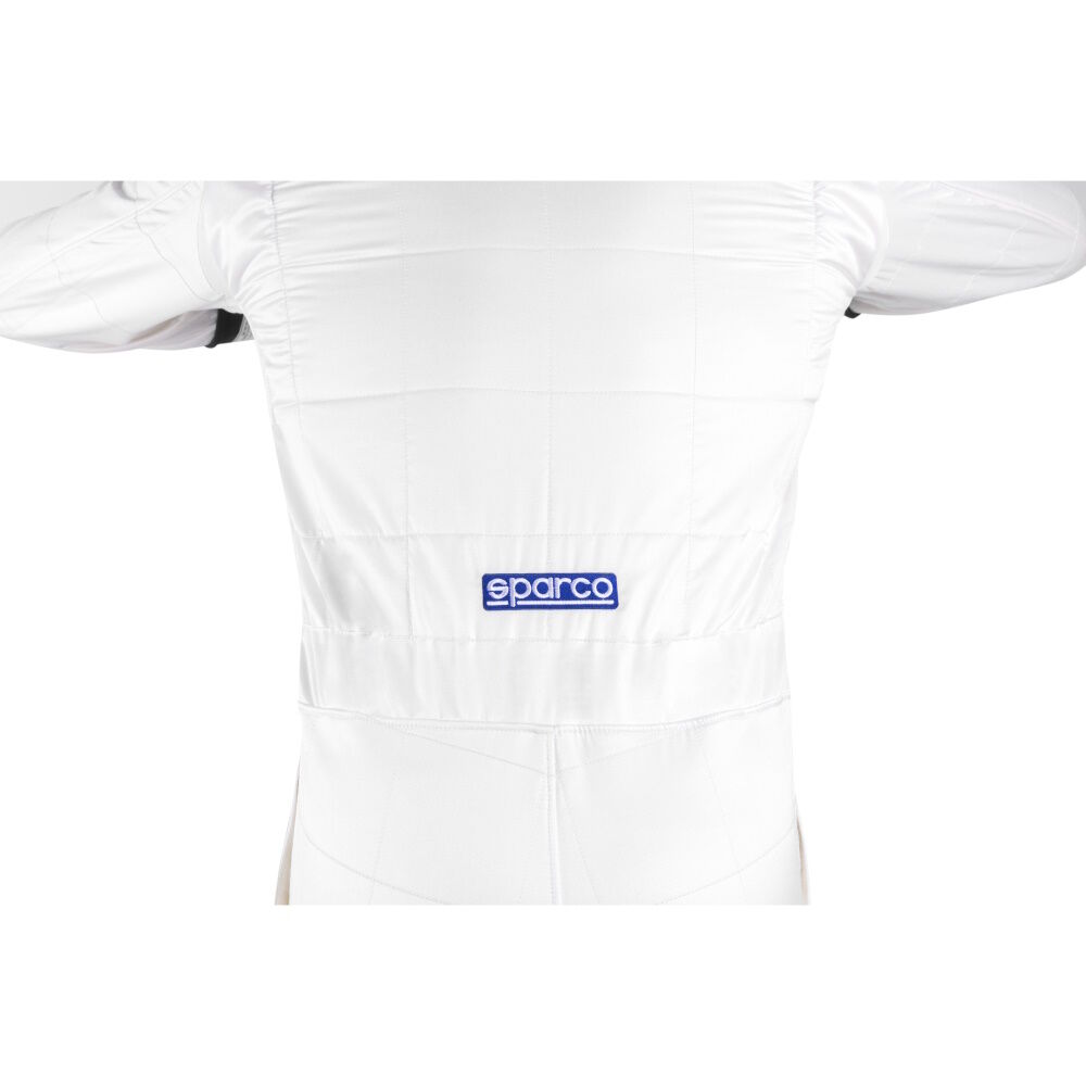 Sparco Gulf Replica FIA racing suit 3 Achterkant van de Sparco Gulf Replica FIA overall