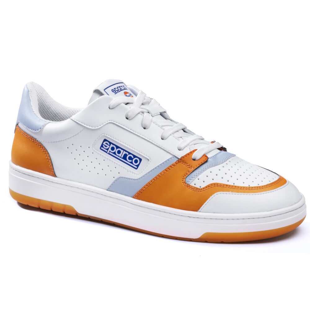 Sparco Gulf S-Urban sneakers 1 Sparco Gulf S-Urban sneakers in wit met Gulf livery, hoofdfoto