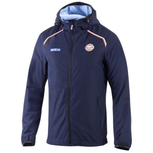 Sparco Gulf SL windbreaker in marineblauw met capuchon