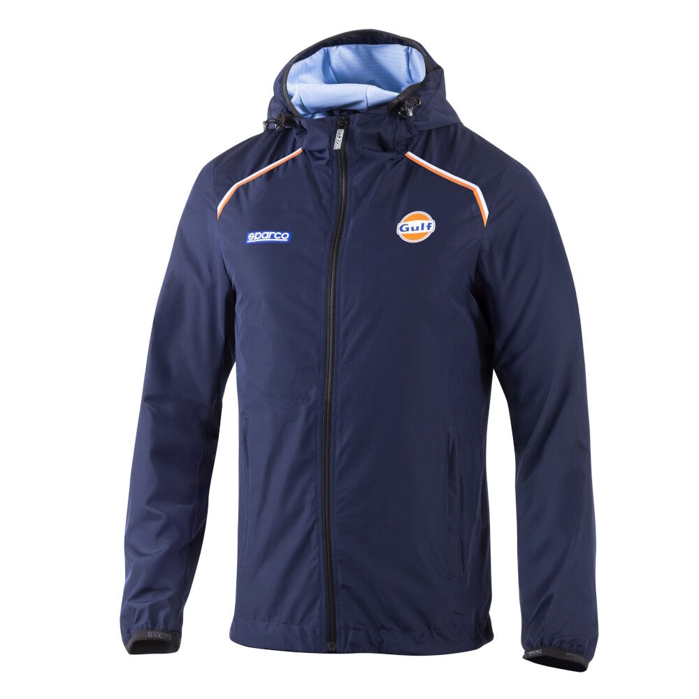 Coupe-vent Sparco Gulf SL 1 Sparco Gulf SL windbreaker in marineblauw met capuchon