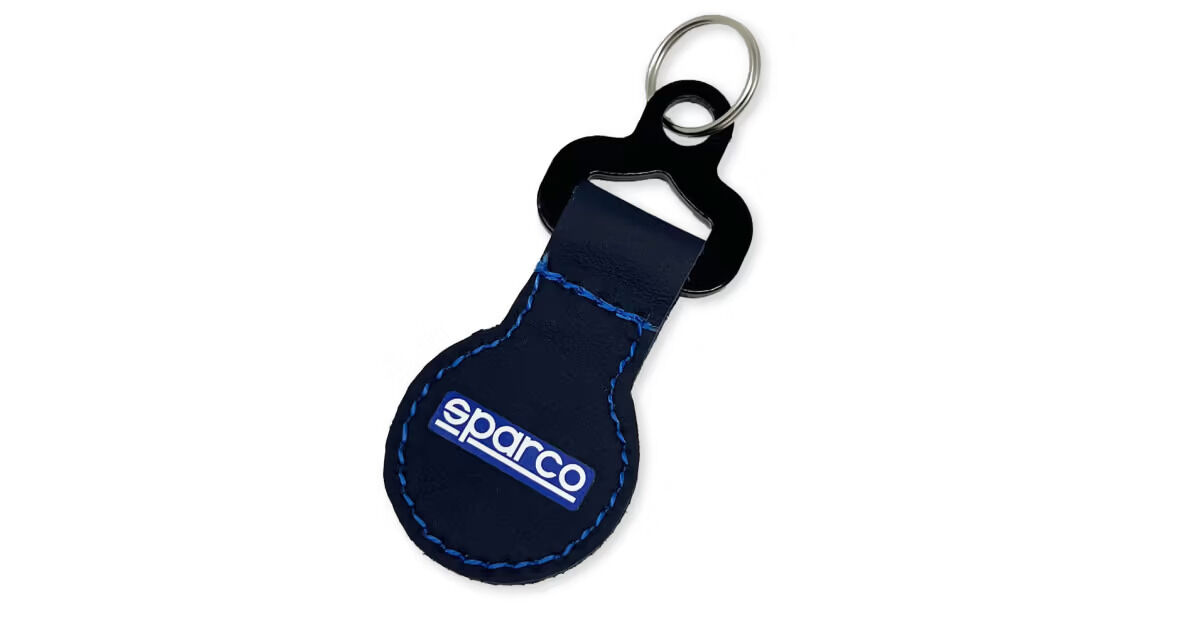 Porte-clés Sparco Gulf 2 Achterkant van de microvezel sleutelhanger in lederlook