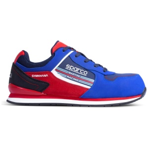Gymkhana Montecarlo Martini Racing veiligheidsschoen van Sparco in marineblauw met rood