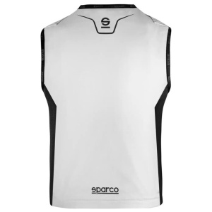 Sparco Ice-Vest koelvest in wit met openingen voor koelinserts