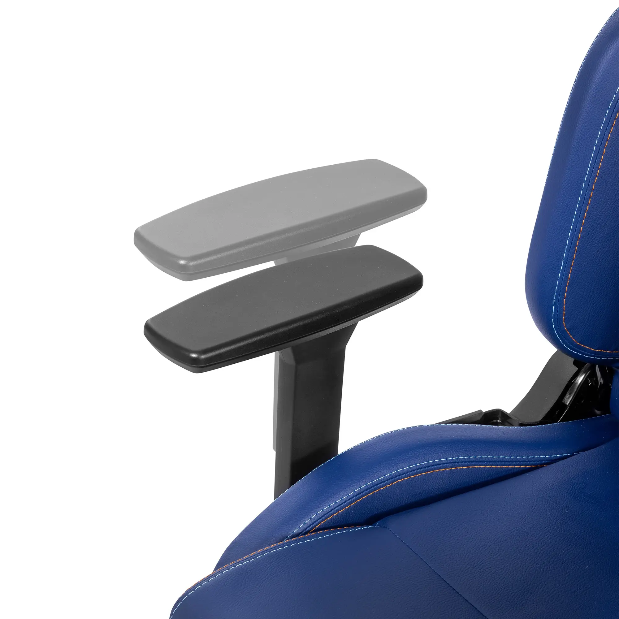 Chaise de bureau Sparco Icon Gulf 4 Detail van de zitting en 2D-armleuning van de Sparco Icon Gulf