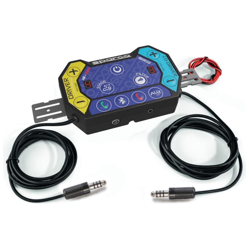 Sparco IS-300 M intercom met mannelijke Nexus-connectoren