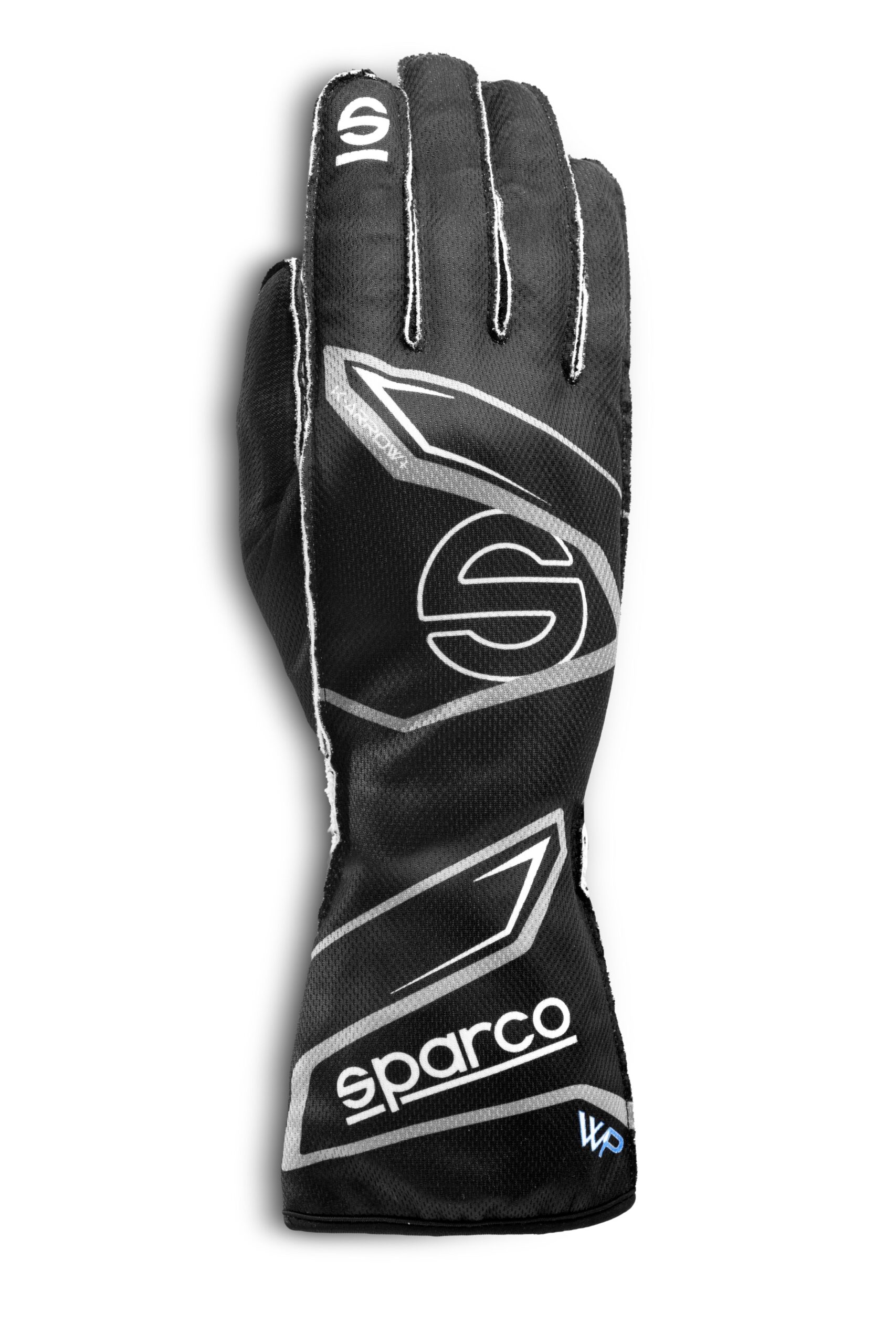 Gants de karting Sparco K-Arrow+ Waterproof FIA 8877-2022 1 Sparco K-Arrow+ Waterproof kart handschoenen, rugzijde met gesublimeerde print