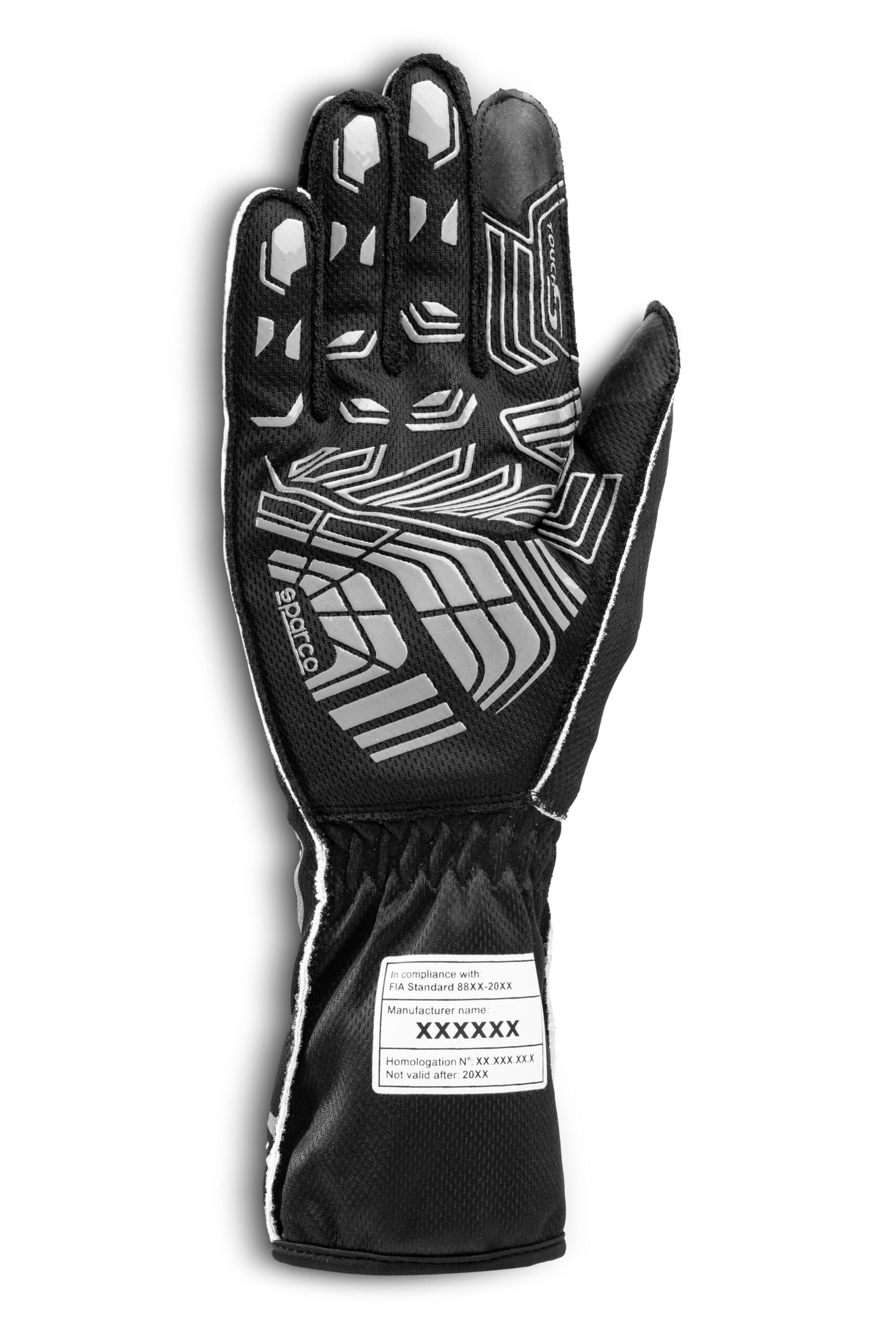 Gants de karting Sparco K-Arrow+ Waterproof FIA 8877-2022 2 Ultra Grip-palm van de waterdichte Sparco kart handschoenen